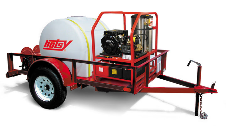 Hotsy® 1200 Series - Hot Water Pressure Washer - Gasoline Engine - Oil Fired Burner Belt Drive