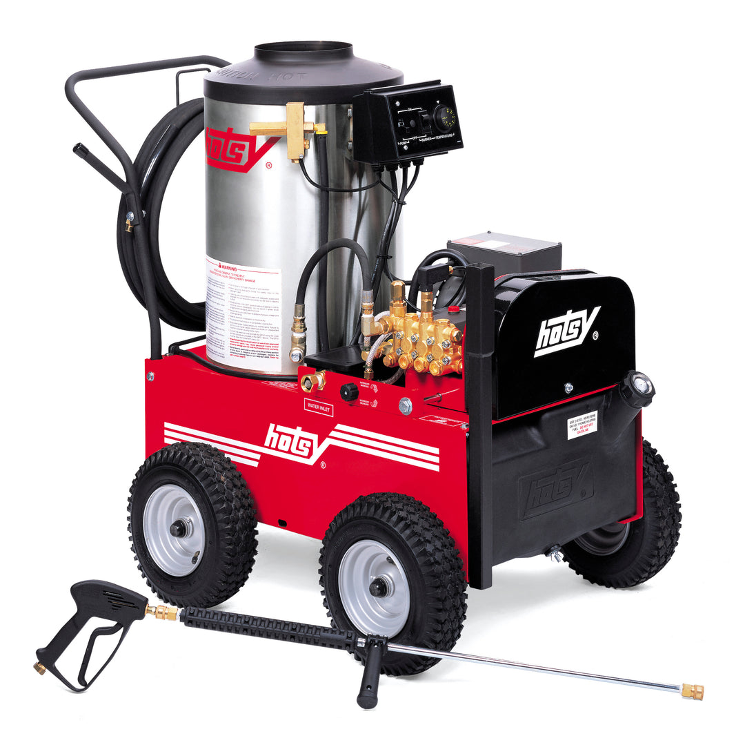 Hotsy® 700 Series - Hot Water Pressure Washer - Electric Motor - Oil Fired Burner - Belt Drive - Portable