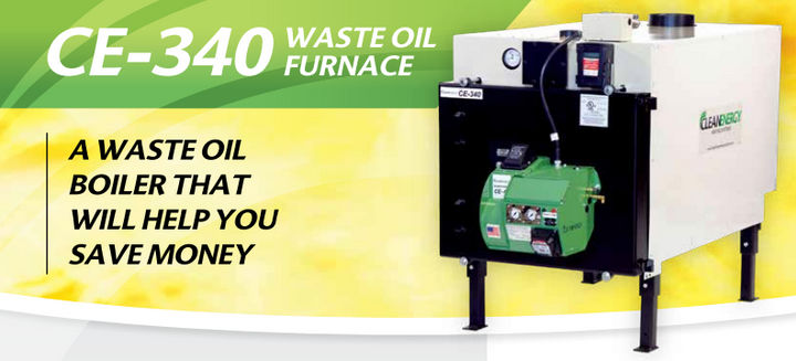Clean Energy Waste Oil Fired Furnace - 180,000 Btu's/Hr