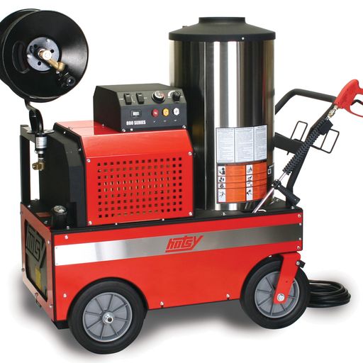 Hotsy® 800 Series - Hot Water Pressure Washer - Electric Motor - Oil Fired Burner - Belt Drive - Portable